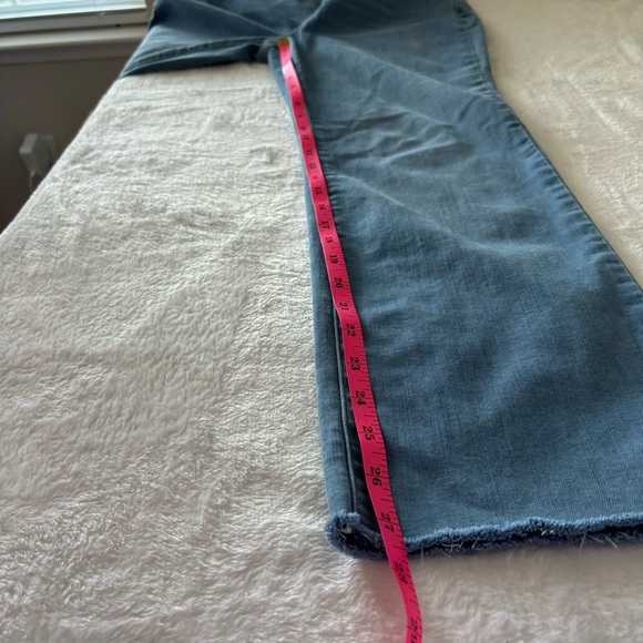 NYDJ Marilyn Straight Jeans Womens Size 10 Raw Hem High-Rise - Picture 12 of 14